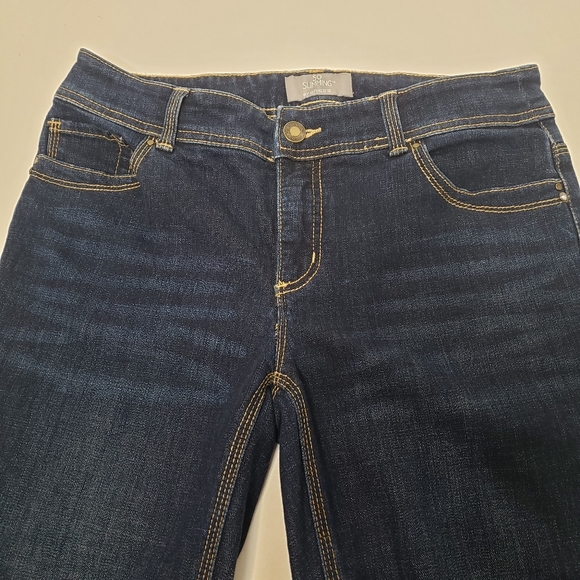 Chicos so slimming dark blue wash size 0( 4 )jeans - Picture 8 of 14